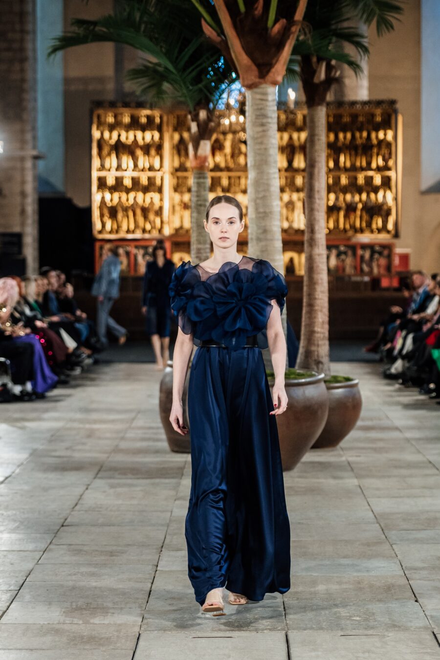 Navy Blossom Gown - Image 2