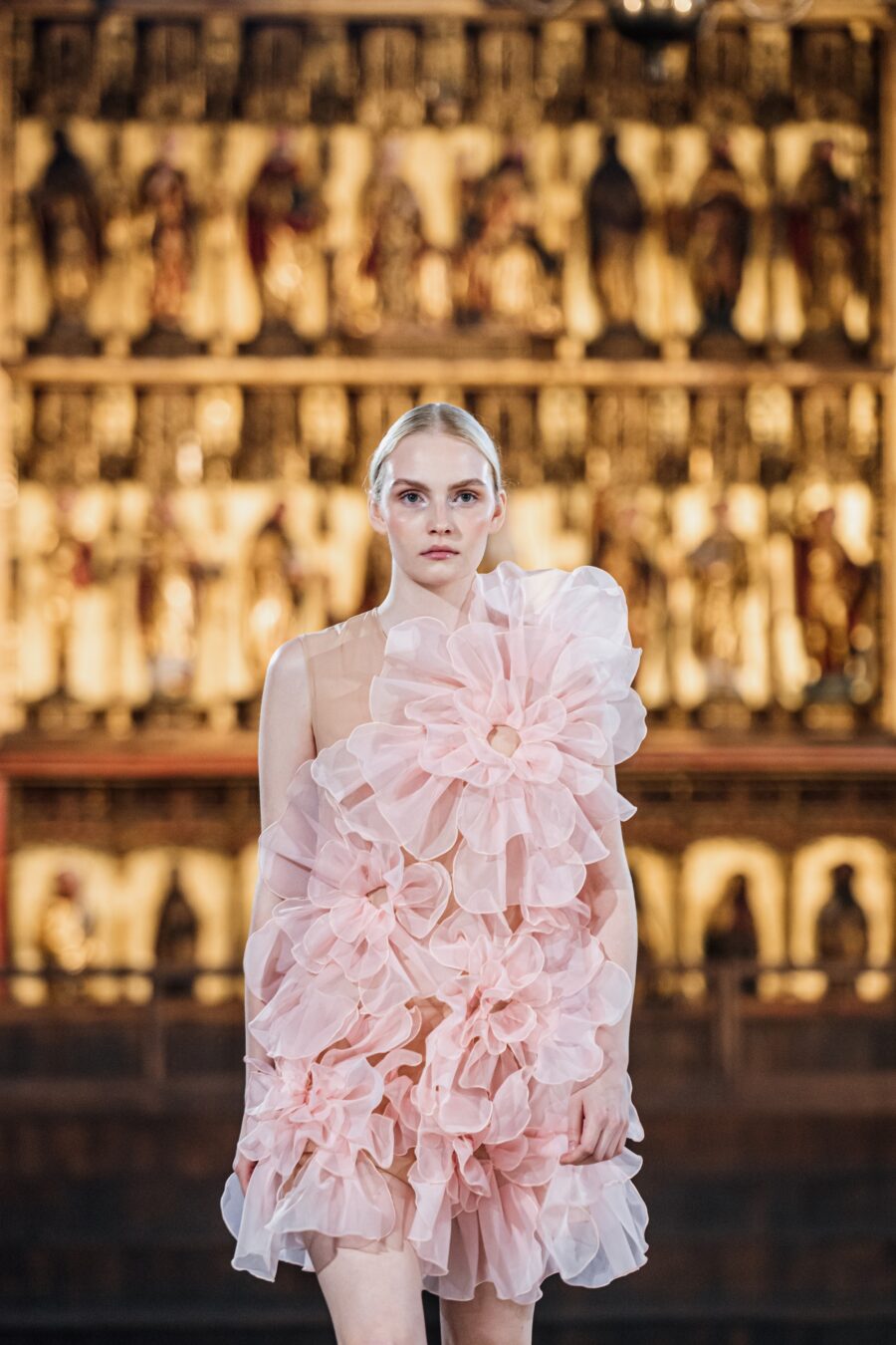 Pink Blossom Mini Dress - Image 4