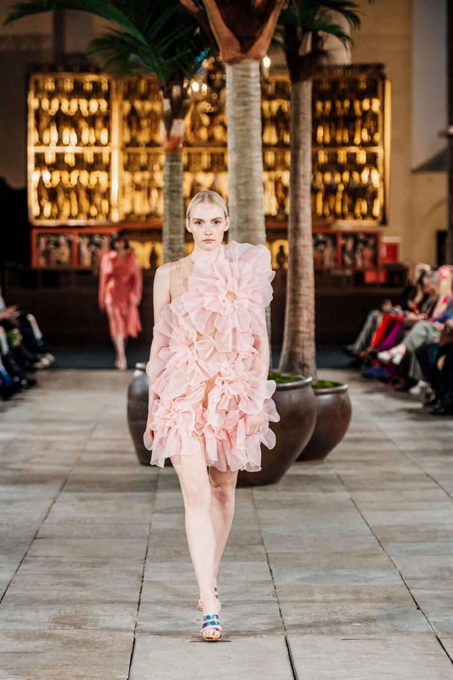 Pink Blossom Mini Dress
