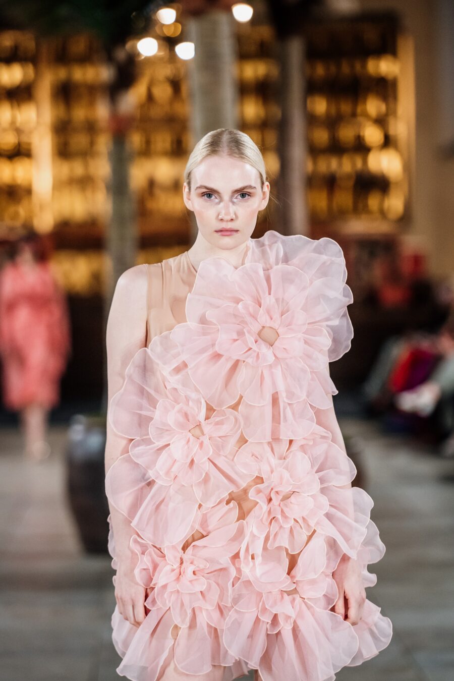 Pink Blossom Mini Dress - Image 5