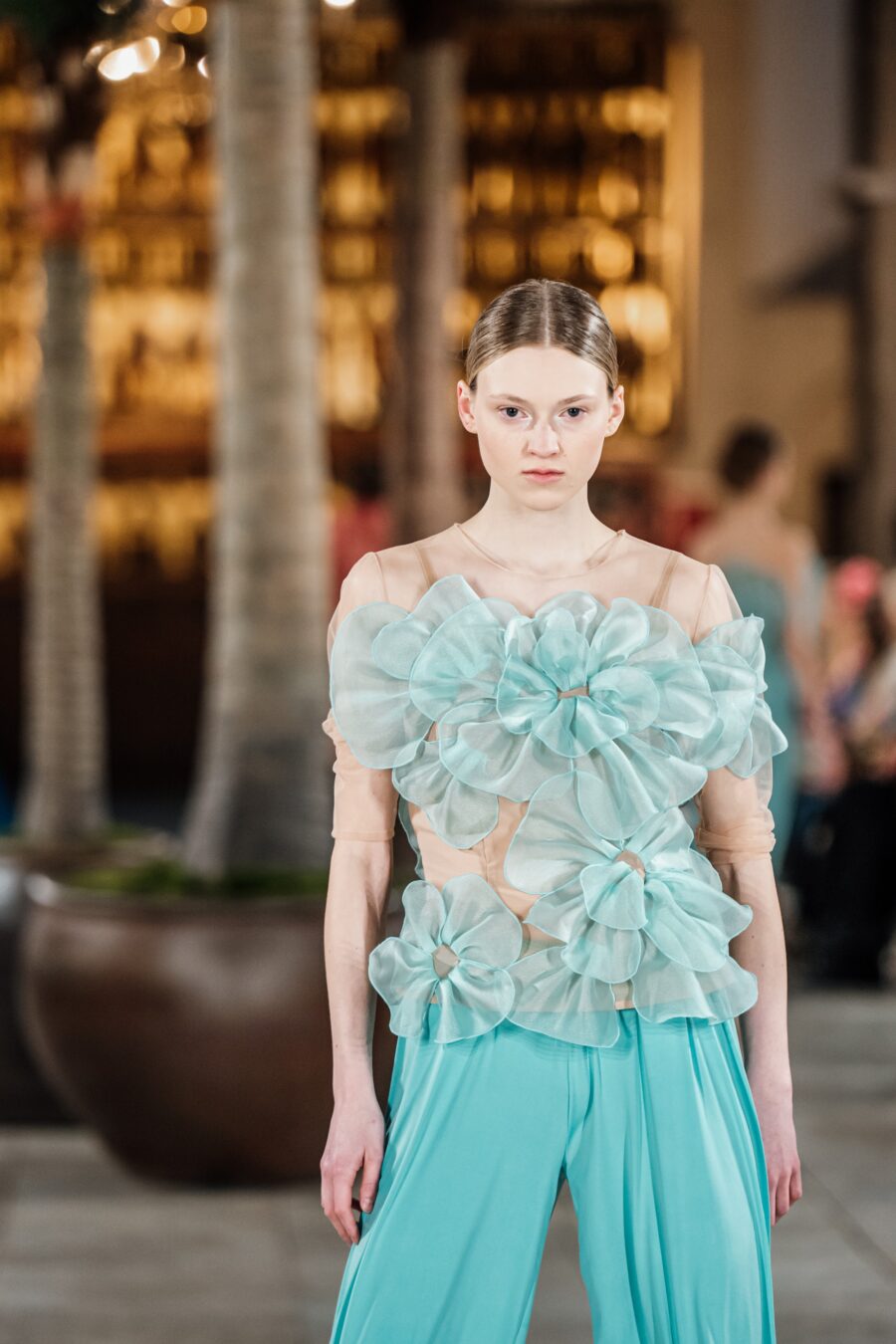 Mint Blossom Top and Wide Pants (Copy) - Image 3