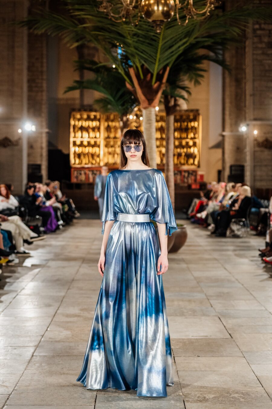 Blue Silver Gown - Image 2
