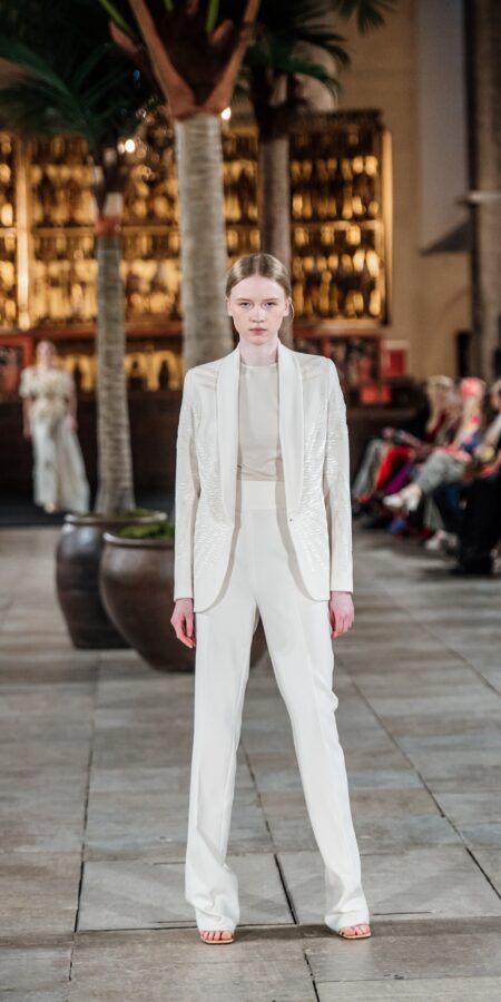 White Wings Slim Suit